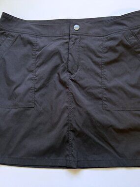 Boston Traders Black Nylon Skort sz L